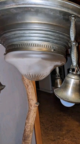 Große art deco deckenlampe - art,