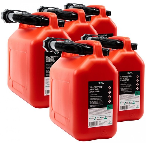 Benzinkanister rot 5l - ,
