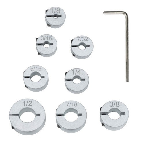 9tlg set tiefenanschlag kragen - 9tlg/set,