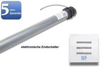 SCHARTEC Funk Rolladenmotor Komplettset Funk-Schalter elektronische Endschalter
