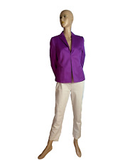 Yukai Hose Sommerhose beige Baumwolle Polyamid Elasthan cropped stretch 38 40