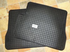 2x Gummimatte Gummimatten Fußmatte hinten Mazda 3 BK gebr