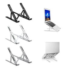 Metall Notebook Laptop Ständer Tablet Halter Halterung faltbar 7 Winkel neigbar
