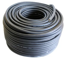 Gummileitung 3 x 1,5 mm² Verlängerungskabel Baustelle H07 RN-F 3G1,5 ECA schwarz