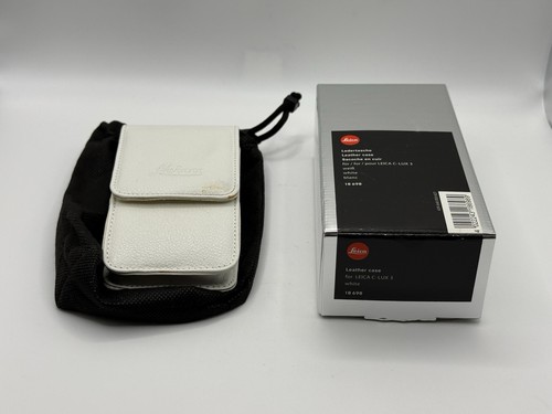 Leica 18698 ledertasche weiß - ledertasche,