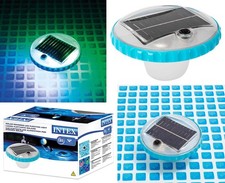 Intex Solar LED-Licht - Schwimmendes Poollicht Poollampe Solarleuchte Mehrfarbig