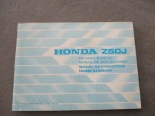 Bordbuch Fahrer-Handbuch Honda Z50J Monkey ET 3616500 Bedienungsanleitung