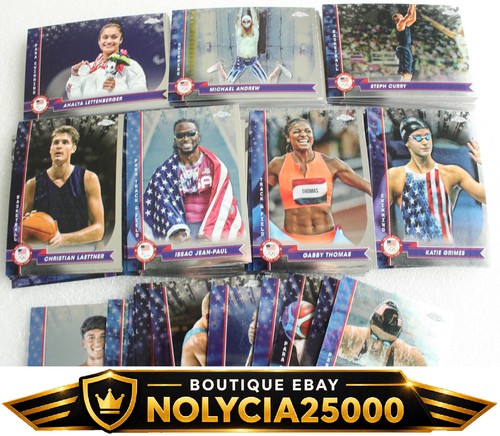 2024 topps chrome olympic - chrome, u.s.