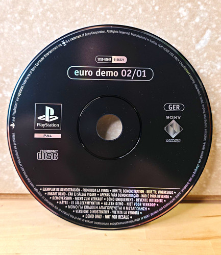 Playstation euro demo discs - demo,