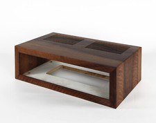 OHNE Verstärker! Gehäuse Nussbaumholz Zarge für VS-71 Telewatt K+H Klein+Hummel