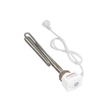 3kW 230V - 6/4" MB Edelstahl Heizstab Elektroheizstab Boiler mit Thermostat