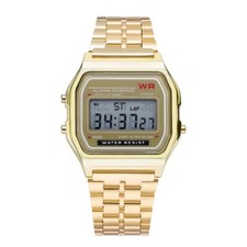 Herren Damen Digital Uhr LED