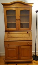 Sekretär Kiefer massiv, Vollholz