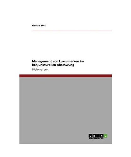 Management von luxusmarken - von, im