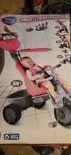4in1 Dreirad Kinderdreirad Kinder Lenkstange Dach Fahrrad Baby Kinderwagen
