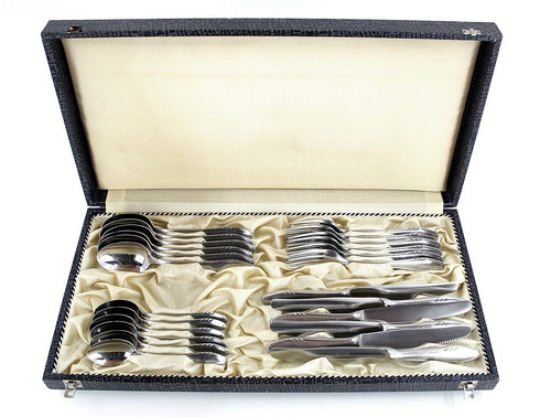 24tlg besteck kasten - besteck,