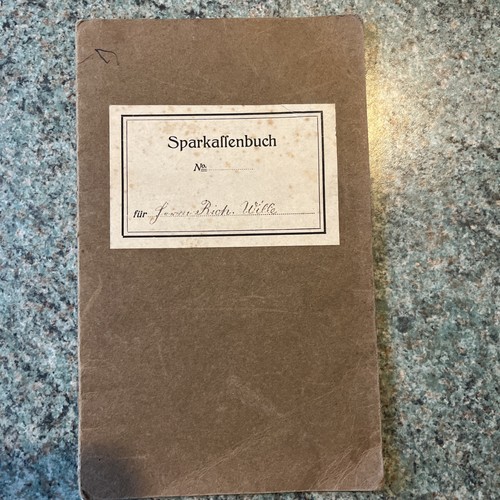 Sparkassenbuch von der - sparkassenbuch,