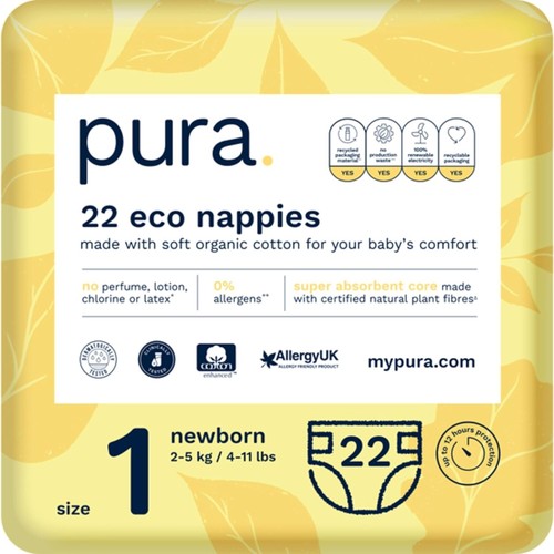 Pura öko windeln babypflege - pura,