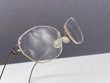 Lindberg Brille Damen braun Gold Air Titan  Rim Cat Eye Sitta 51 Vollrand