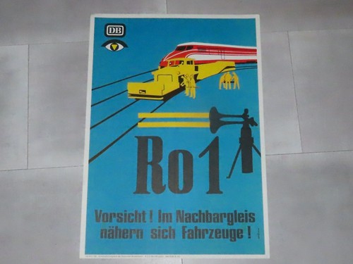 Plakat deutsche bundesbahn - db,
