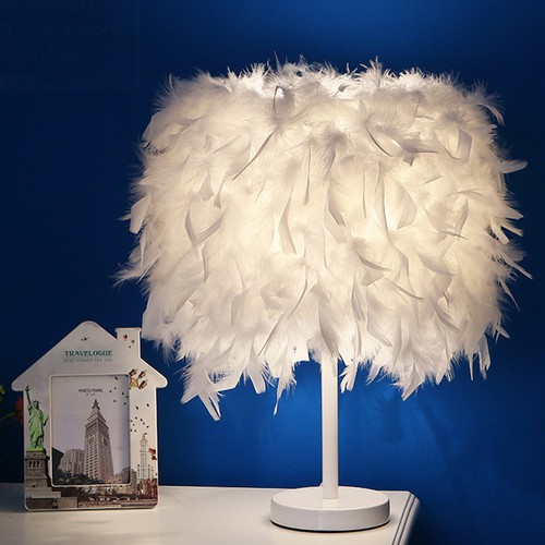Feder tischlampe - feder,