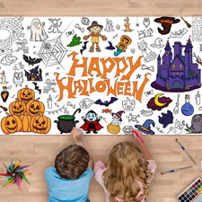 Halloween Mal-Tischdecke