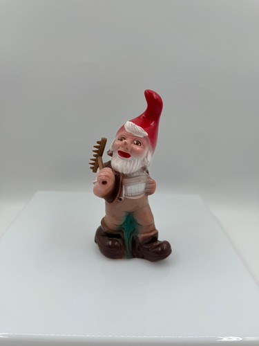 Vintage kunststoff gartenzwerg - vintage,