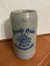 Alter Bierkrug Besold Bräu Heinersreuth Kulmbach Bayreuth Bayern 1 Liter vorn 