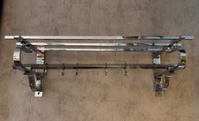 Art Deco Garderobe aus Metall verchromt