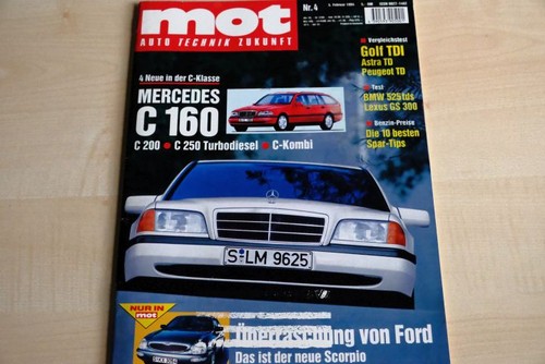 Mot 1994 ford escort - 04/1994,