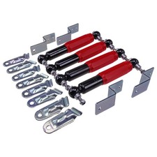 Tandem Rad Stoßdämpfer Set rot bis 3500kg für PKW Anhänger