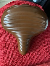 Komfort Braun Extra Breiter Großer Gefedert Fahrradsattel unisex 