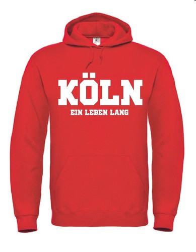 Köln kapuzenpullover rot - köln,
