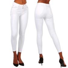 Damen Kunstleder Hose