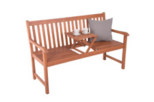 Bank Eukalyptus mit Tisch zum