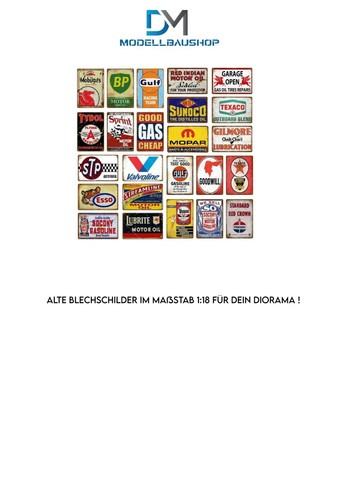 Alte blechschilder tuning - alte,