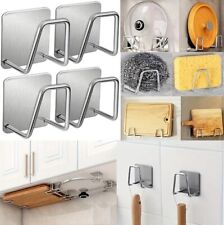 4 Stk Mehrzweck Wand Haken Küche Selbstklebend Schwamm Halter Bad Klebehaken SI.