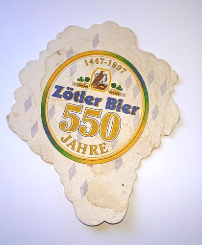 Bierdeckel zötler bier - bierdeckel,