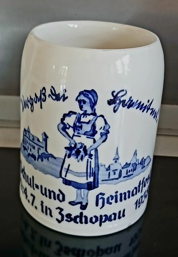 Bierkrug zschopau 1938 schul - bierkrug, schul-&