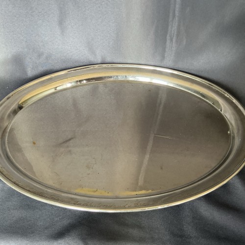 Servierplatte tablett stahl - tablett,