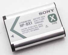 genuine original Sony BX-1 Akku Lithium für DSC-HX90V Digitalkamera NP-BX1