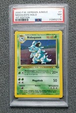 Pokemon Nidoqueen #7 / Jungle Holo 1. Edition Deutsch / PSA 7 / NM