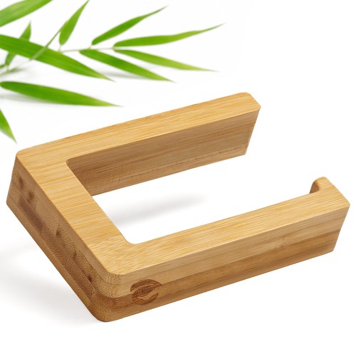 Toilettenpapierhalter holz - 1x,