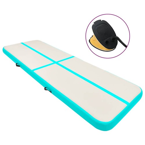 Aufblasbare gymnastikmatte mit - aufblasbare,