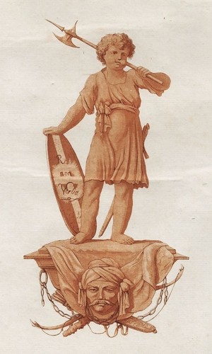 Roman greek figure - roman,