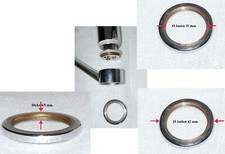 35mm  Auslauf Befestigung Konter Mutter Ring Spültisch Waschtisch Küchen Armatur