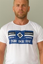 T-Shirt HSV in Weiß