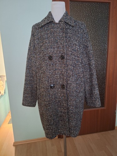 Wollmantel heine braun - wollmantel,