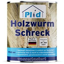 Holzwurm-Schreck farblos 0,75l/ Effektiver Holzschutz Holzwürmer & Holzbohrkäfer