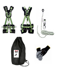 Photovoltaik Fallschutz Absturzsicherung SET Auffangurt inkl. 10m Höhensicherung